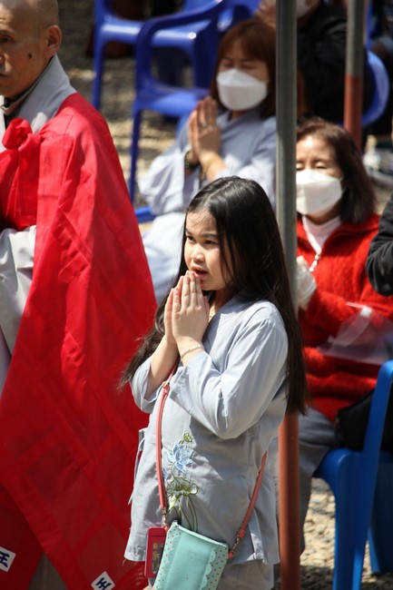 A light moment of the Vesak ceremony overseas